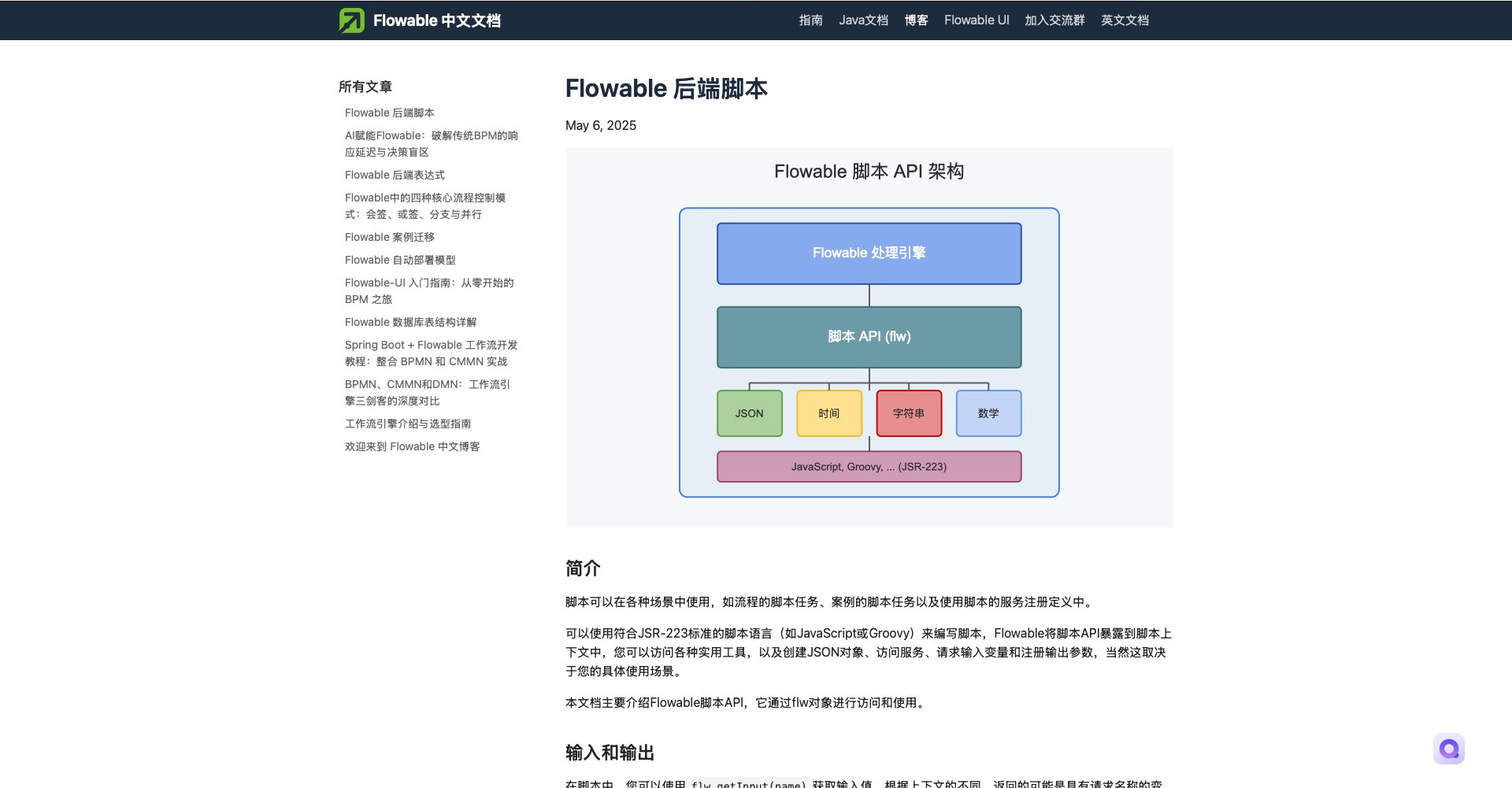 Flowable博客